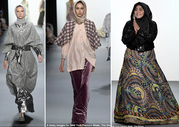 Disainer Pertama Indonesia Tembus New York Fashion Week Usung Gaun Muslim